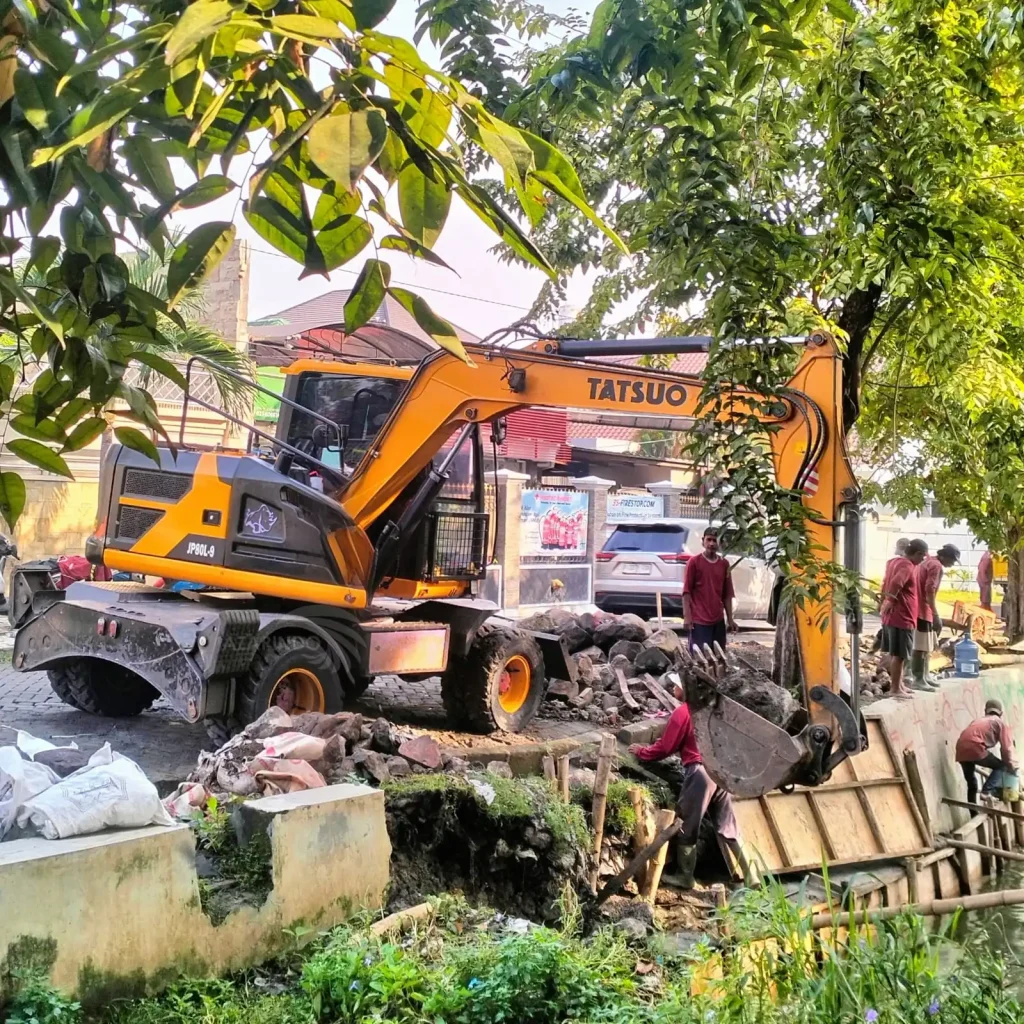 Tatsuo JP80-L Beraksi Di Proyek Pembangunan DPT