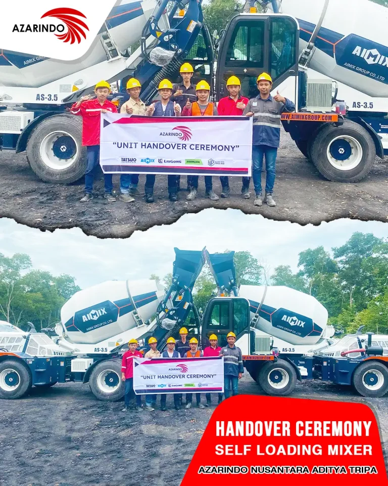 Serah Terima Aimix Self Loading Mixer ke PT. Pamitra